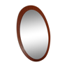 Danish Scandinavian oval mirror 60s