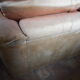Vintage leather sofa Roche Bobois - extendable lounge seat