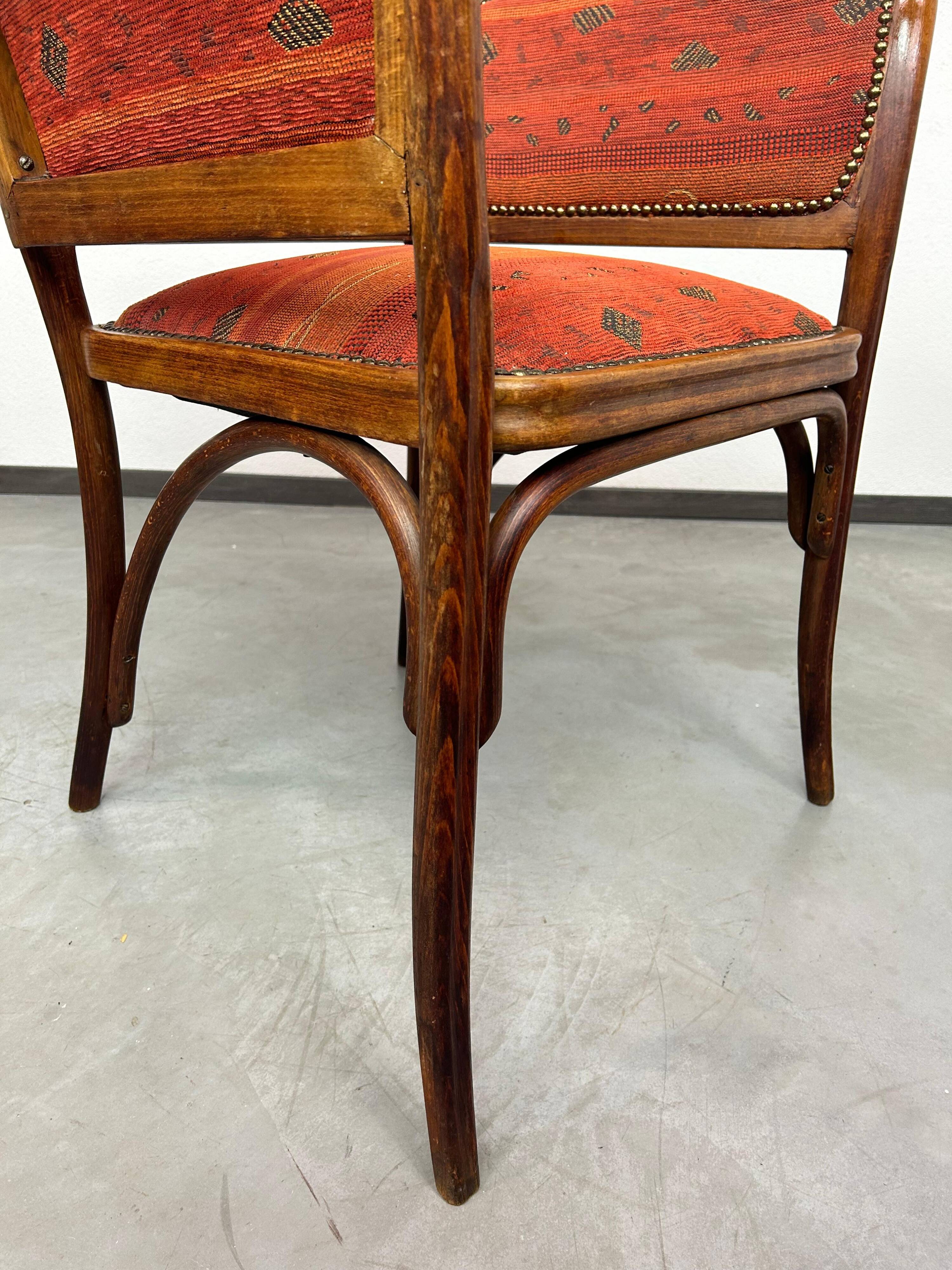 Secession office chair attributed to Marcel Kammerer for Thonet.