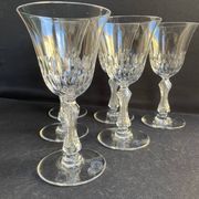 6 Saint Louis water glasses cut Lozère service stamped