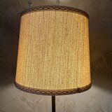 Brass and metal floor lamp