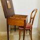 19th century walnut pegged currency exchange office