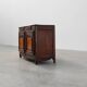 Rare French provincial carved cabinet or buffet with great patina, dated 18