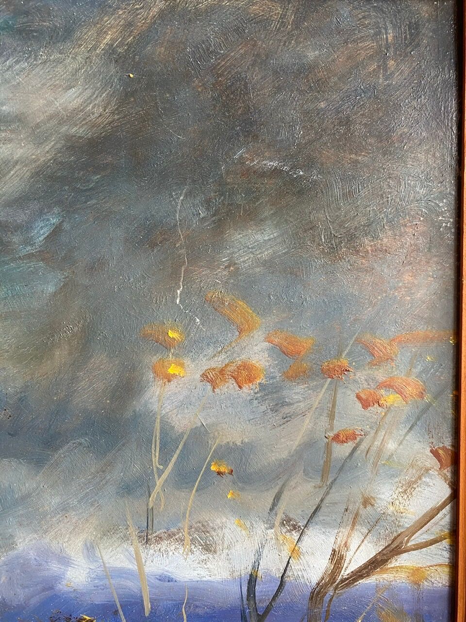 Painting, landscape by Guyard, circa 1960