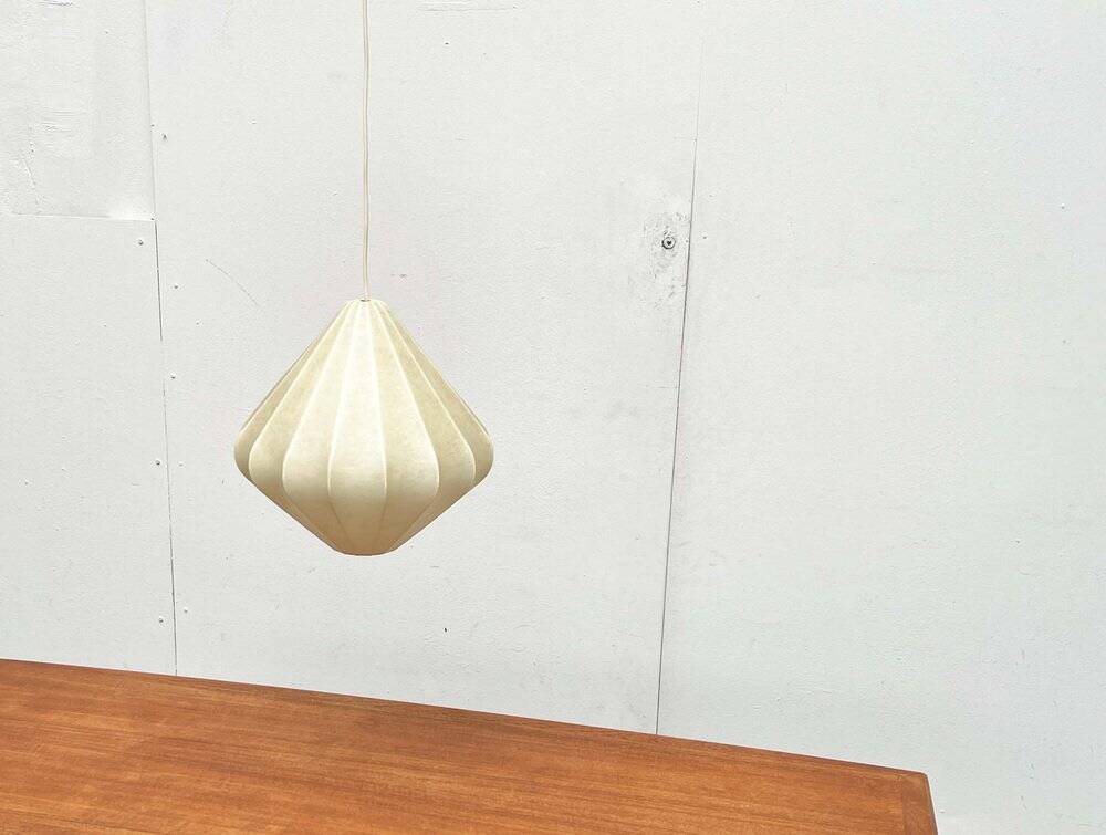 Mid-Century Modern Suspension Cocoon by Friedel Wauer for Goldkant Leuchten, Germany, 1960s