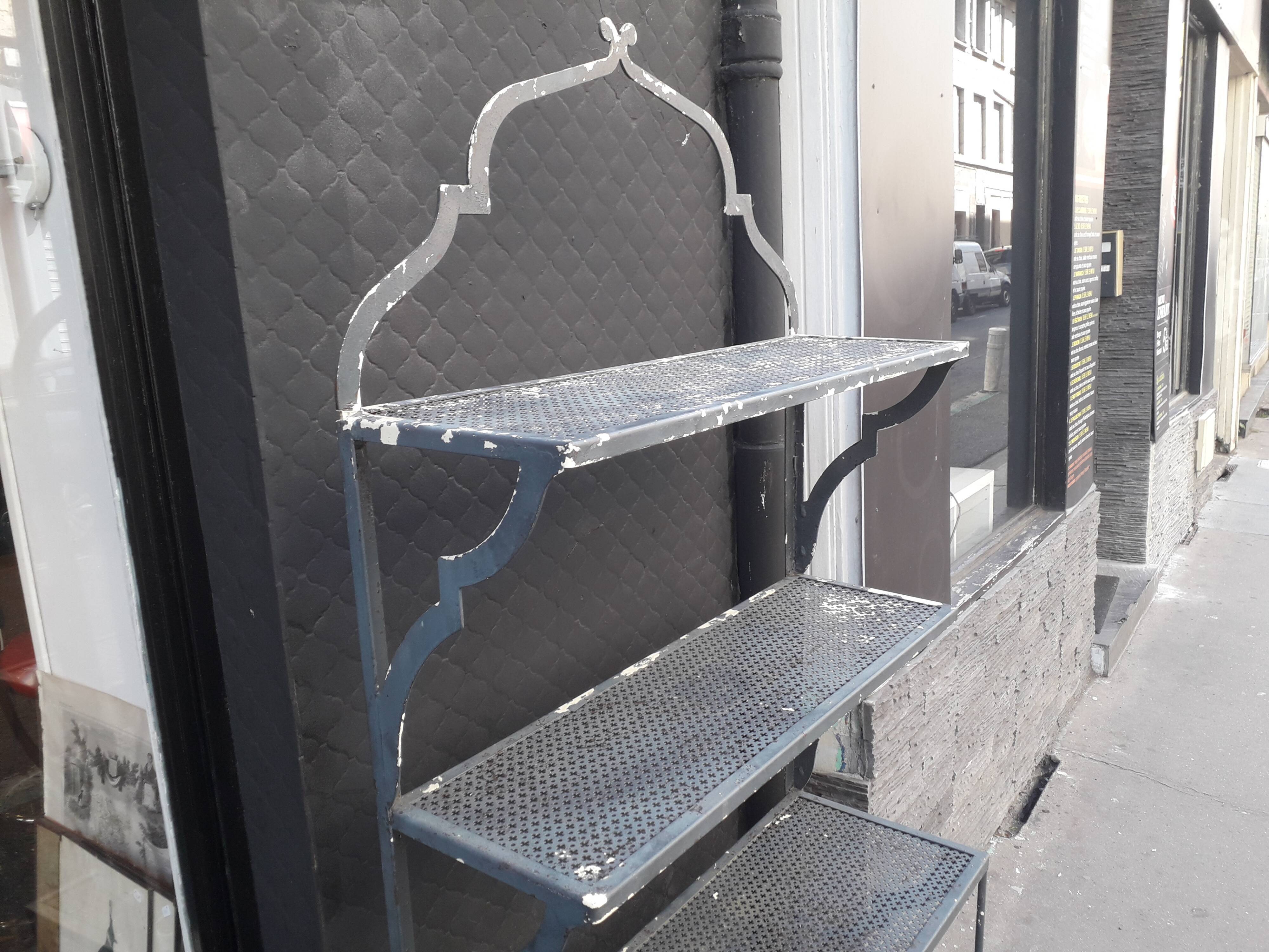Industrial metal shelf