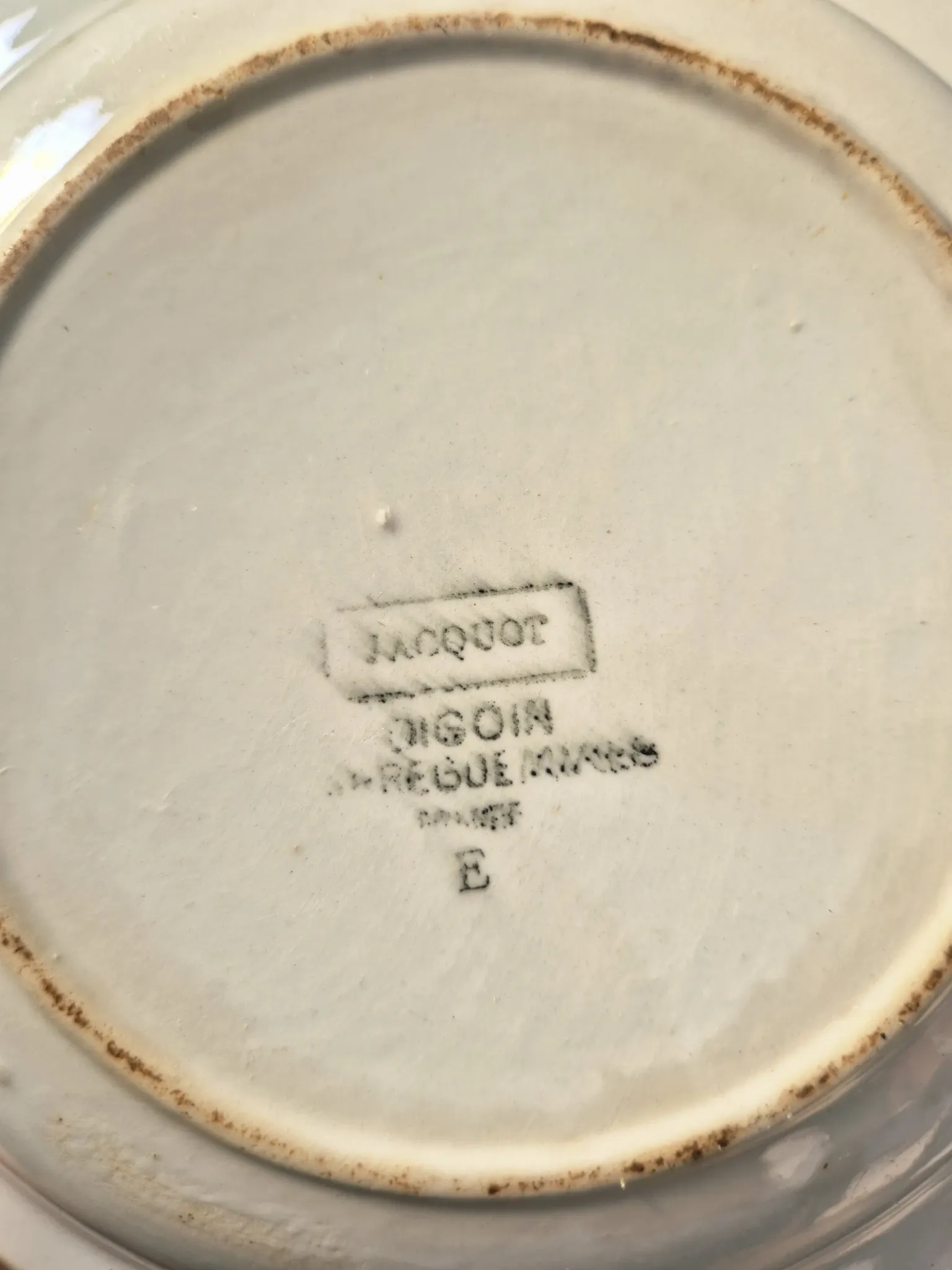 Vintage Digoin deep plates
