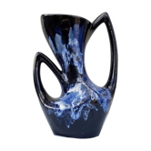 Vallauris blue ceramic vase