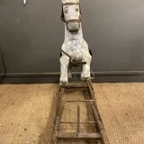 Wooden rocking horse 1900