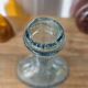 Lot 3 carafes / flacons verre bullé de Biot