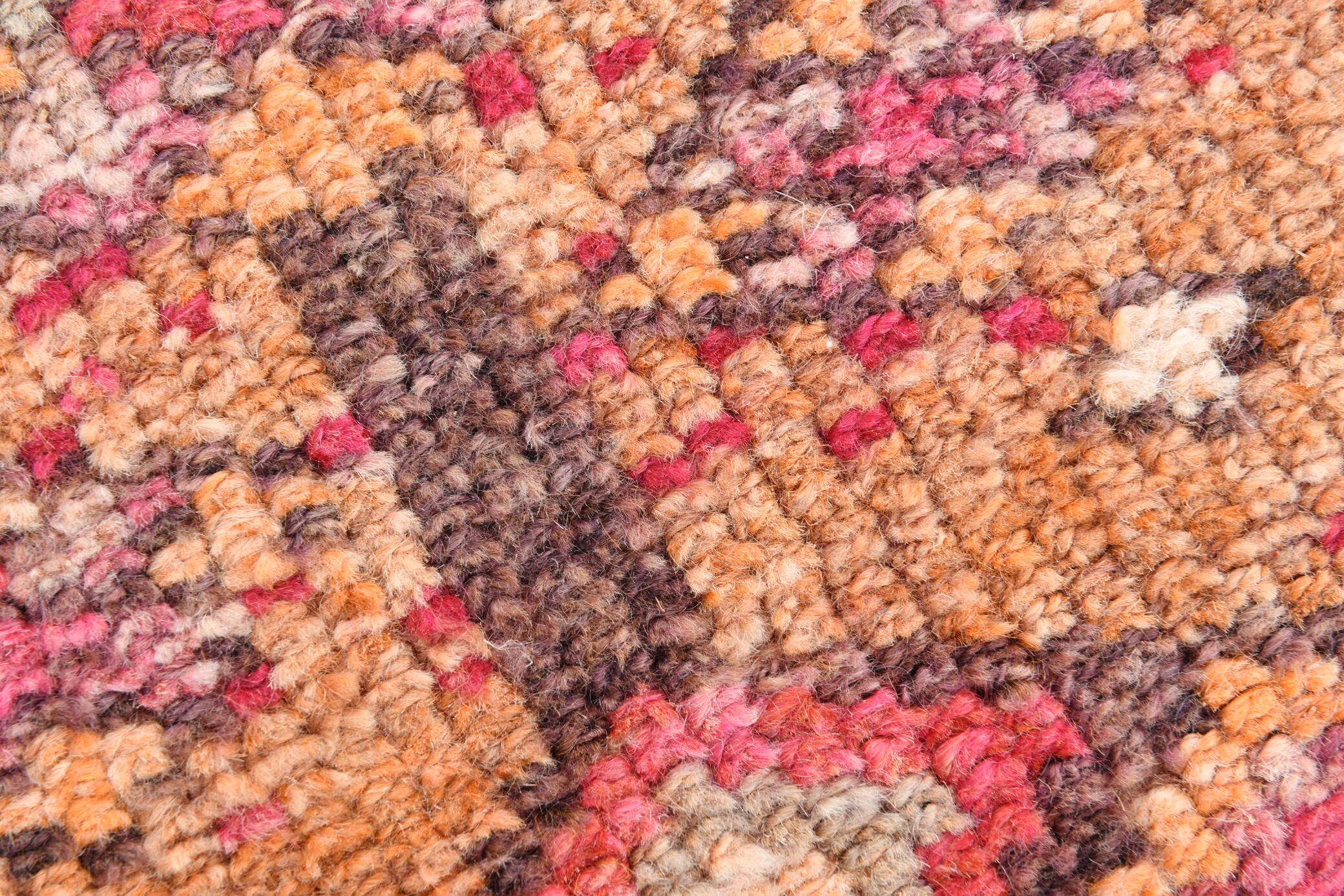 3x12 Red Orange Vintage Runner Rug, 89x373Cm