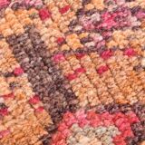 3x12 Red Orange Vintage Runner Rug, 89x373Cm