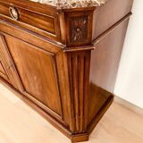 Directory style sideboard in mahogany and 19th century veneer