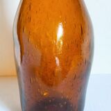 Three-sided blown glass carafe from Biot 1960s