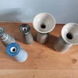 Stoneware soliflore vases
