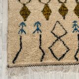Handcrafted Moroccan Berber rug 147 x 107 CM