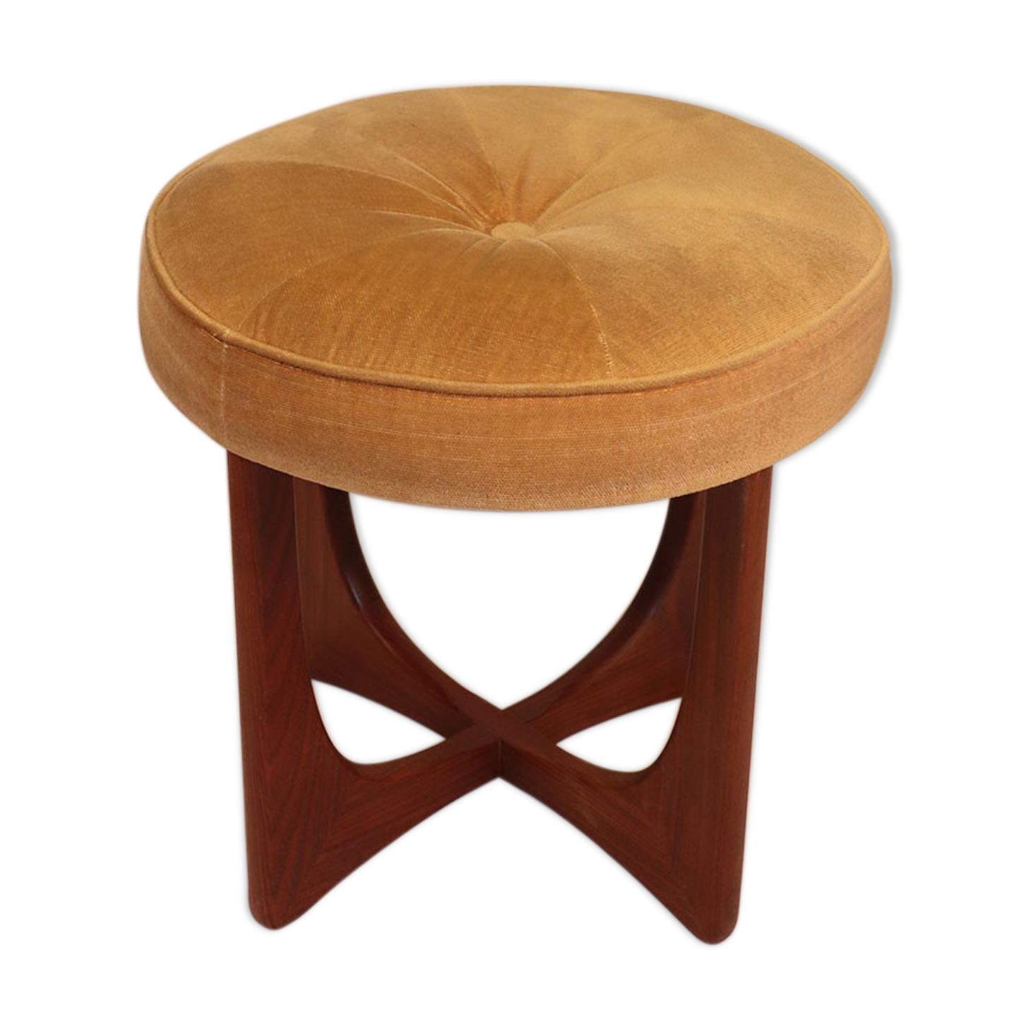 Scandinavian stool G Plan in teak 1960