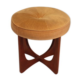 Scandinavian stool G Plan in teak 1960
