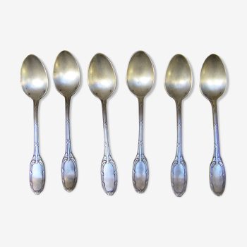 Series of six small spoons.