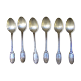 Série de six petites cuillères