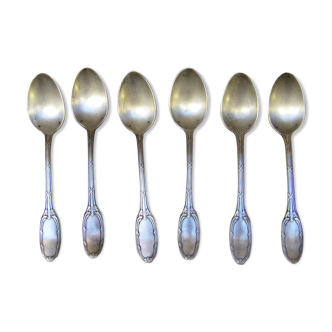 Series of six small spoons.