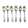 Series of six small spoons.