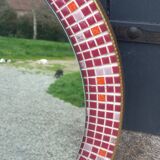 Vintage ceramic mirror from the 1960s.