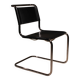 Cantilever Chair ‚S33‘ in Black Leather by Mart Stam for Thonet | Germany