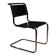 Cantilever Chair ‚S33‘ in Black Leather by Mart Stam for Thonet | Germany