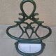 Enamelled cast iron umbrella stand