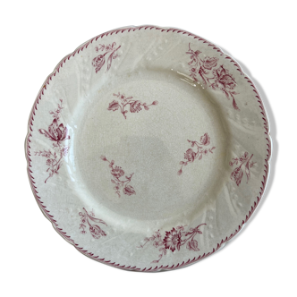 Assiette plate Terre de fer Luneville