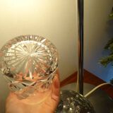 6 old cut crystal whisky glasses