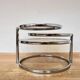 Midcentury Swivel and Folding Chrome Coffee Table, Germany, 1970s