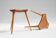 Lot of 2 beech and elm stools, France, 1950s