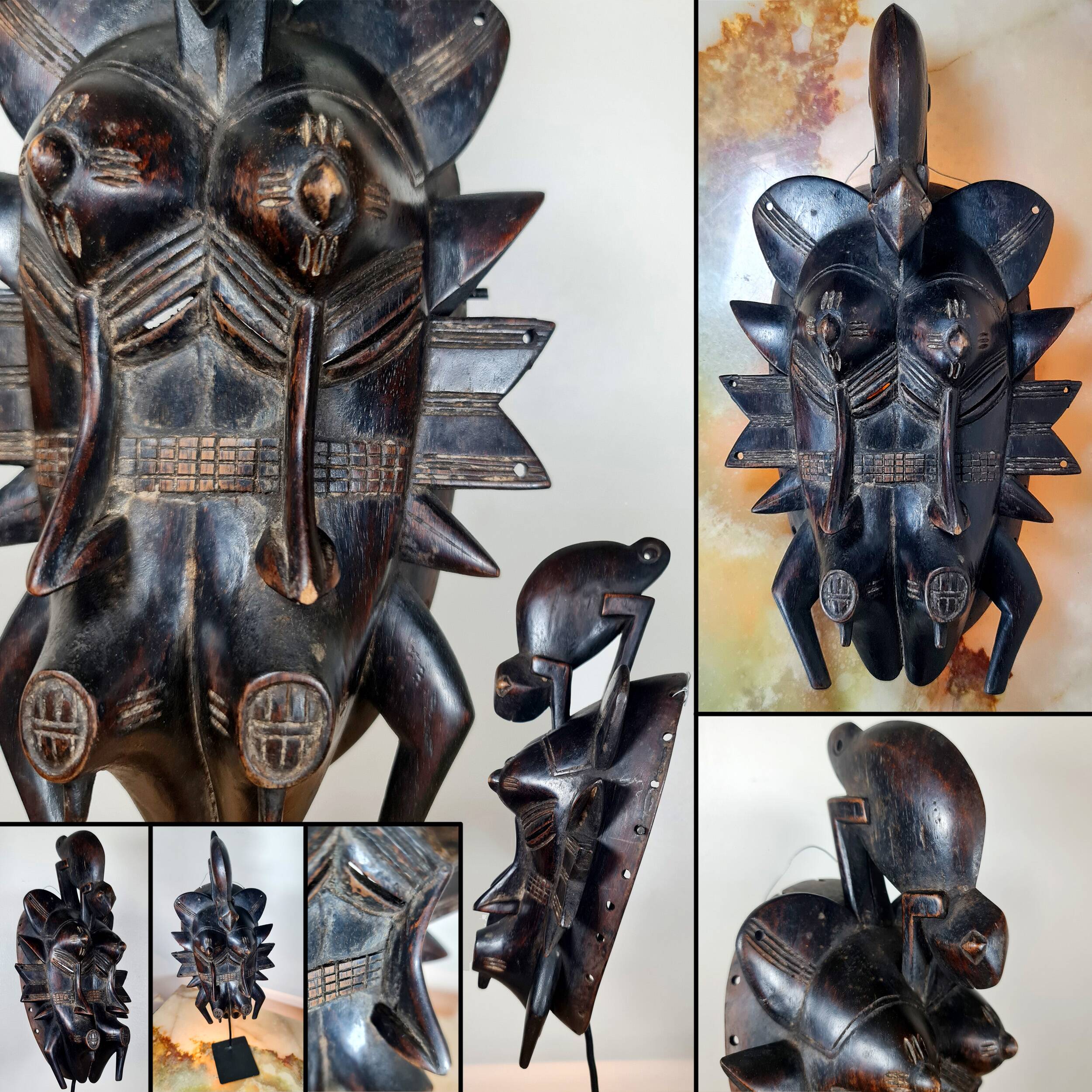 Keplié Mask - Senoufo - 30 cm - Ivory Coast