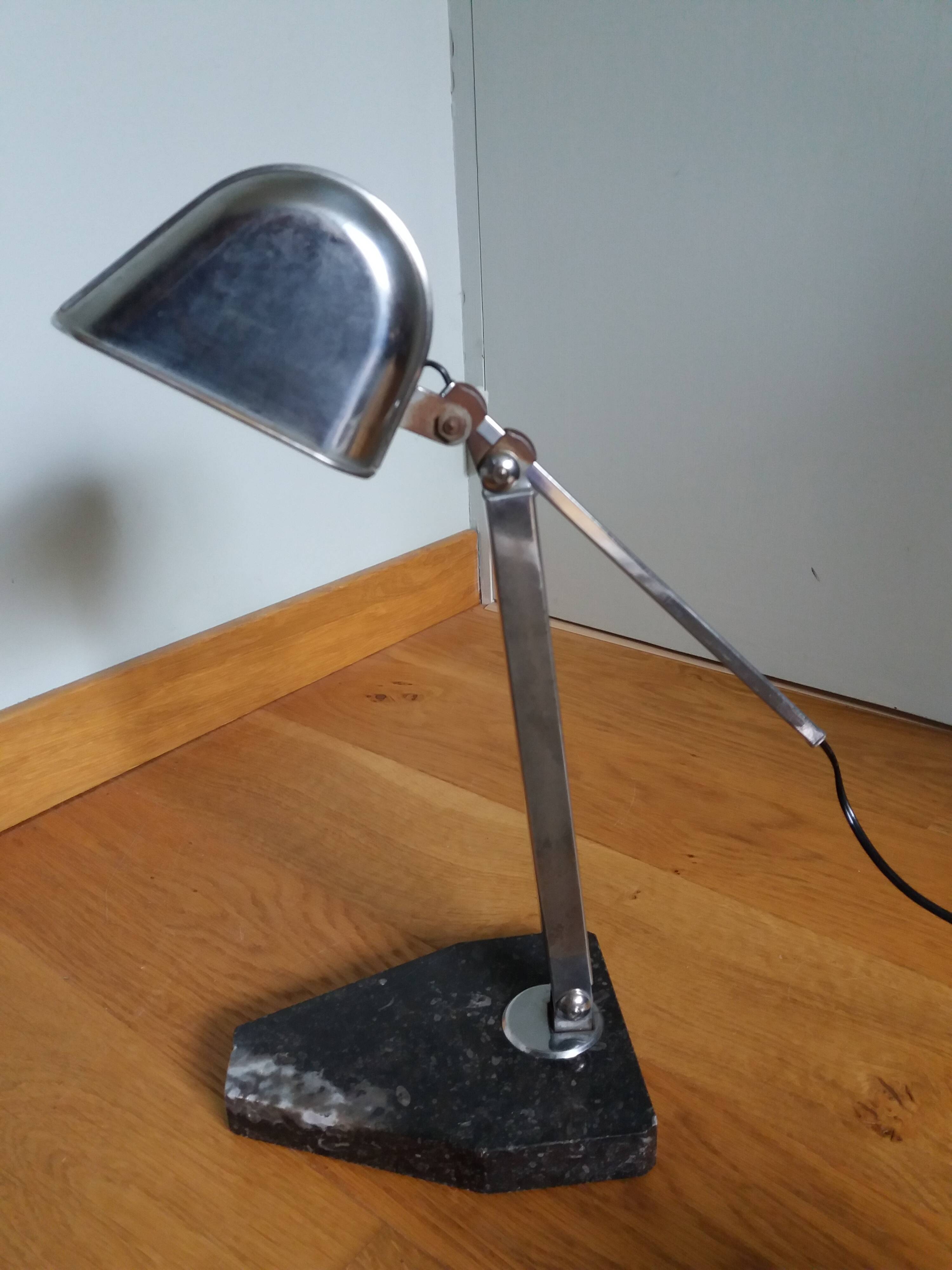 Art Deco “French craftsmanship” articulated lamp