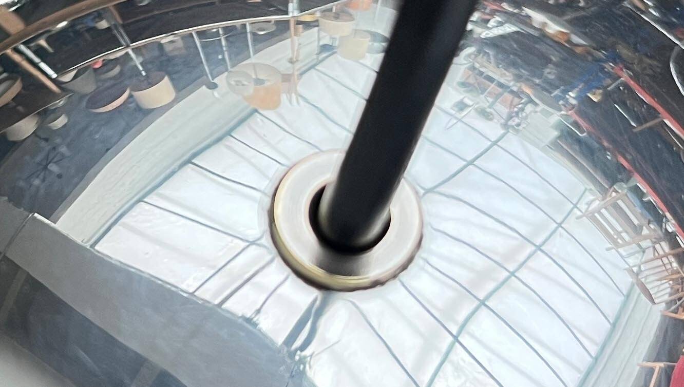 Mid-century modern space age pendant lamps, 1960s, set of 2.