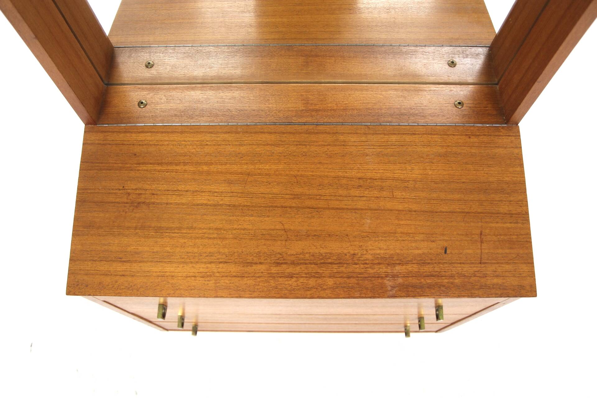 Scandinavian teak "silhouette" mirror, Sweden, 1960