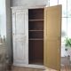 Antique wardrobe in patinated pine