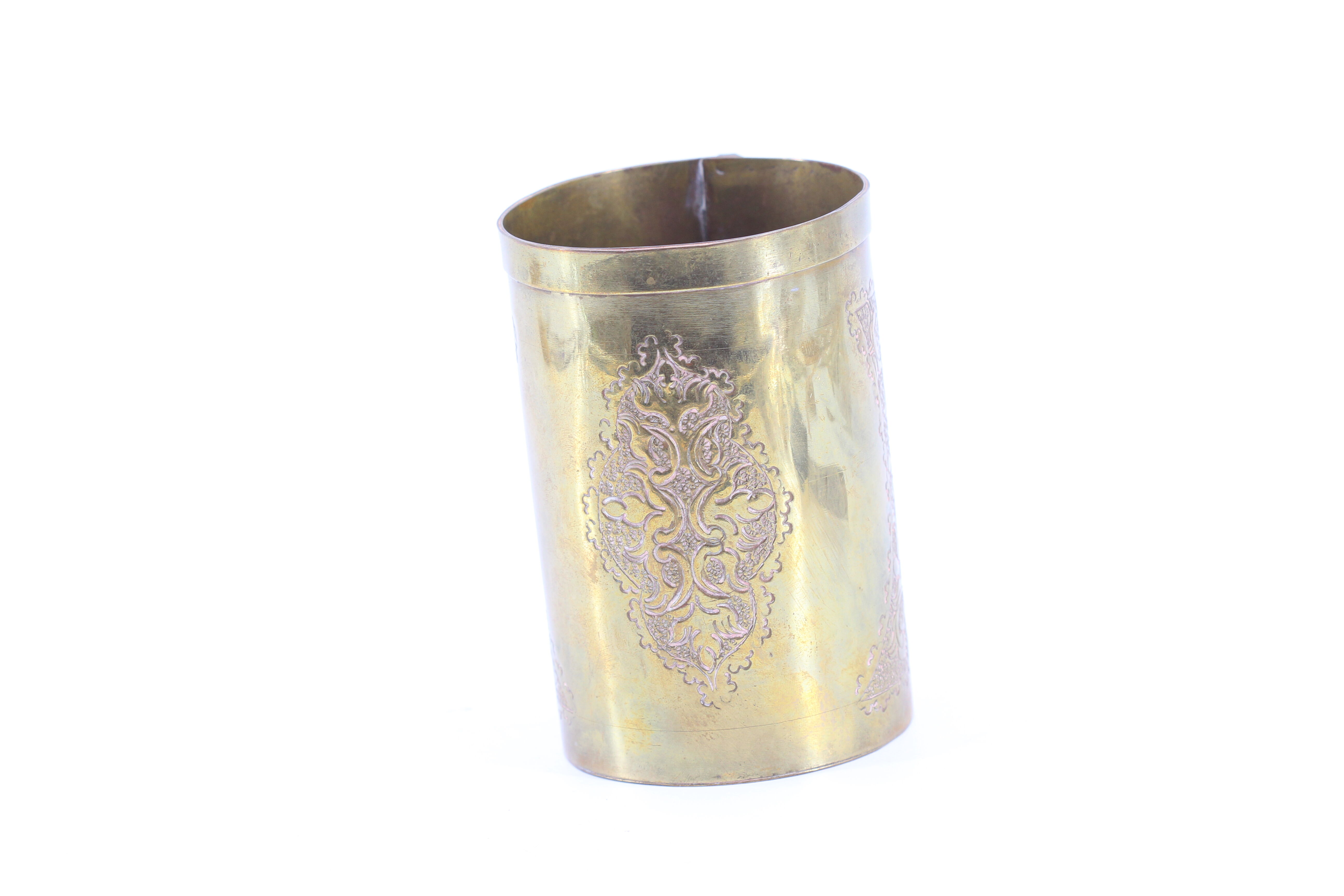 Moroccan brass cup
