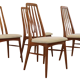 Set of 4 dining chairs Eva - Niels Koefoed 'Hvidovre'