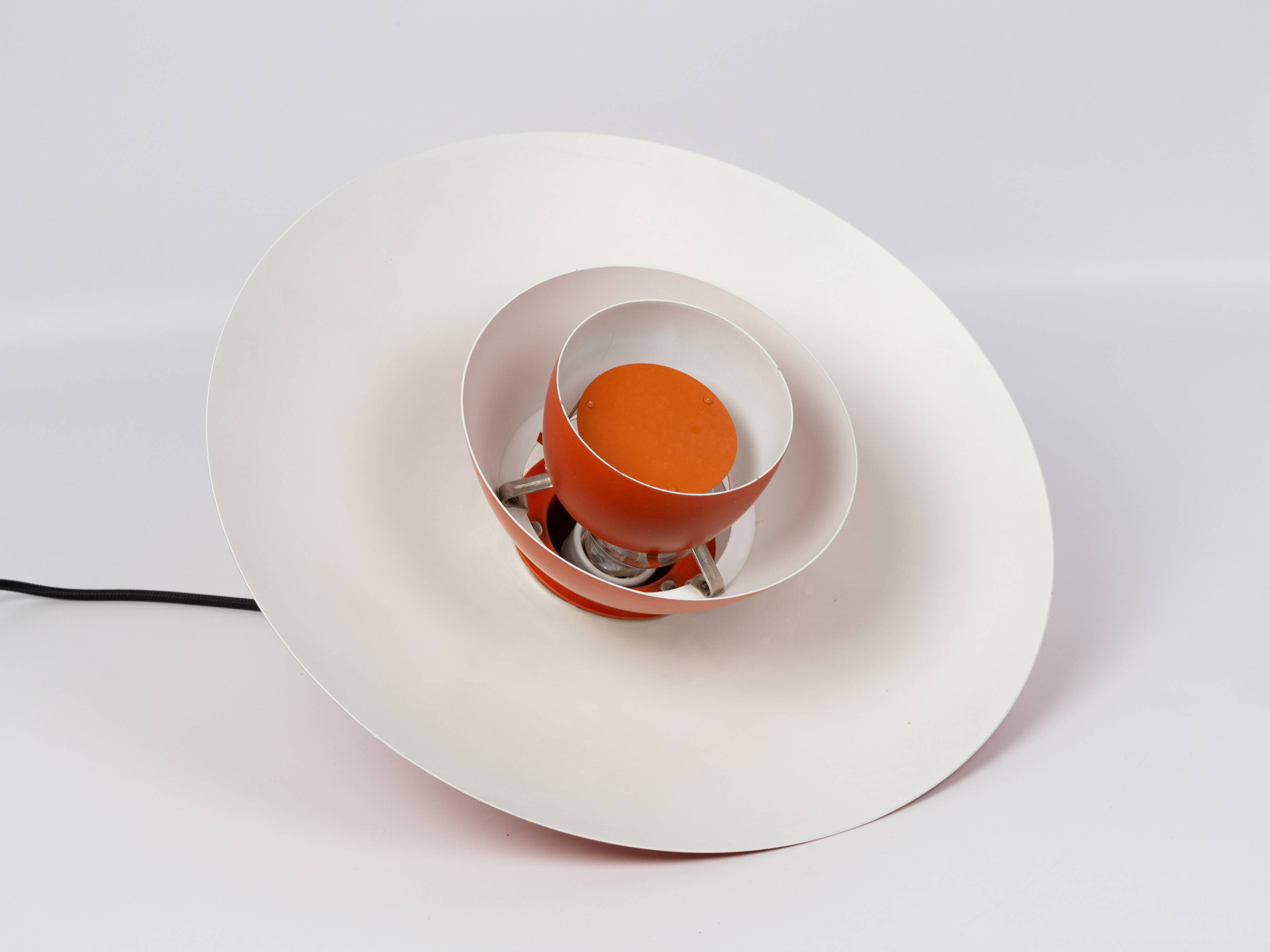 Vintage suspended luminaires PH 4/3 Danish by Paul Henningsen, Louis Poulsen, 1966