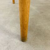 Round extendable Scandinavian table, teak, 1960s