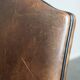 Great set of 8 stylish vintage sheepskin dining chairs with character