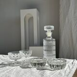 Small glass ashtray in the shape of a flower France Reims Brand MO