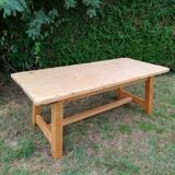 Solid oak farmhouse table