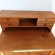 Art Deco tiered desk in light oak