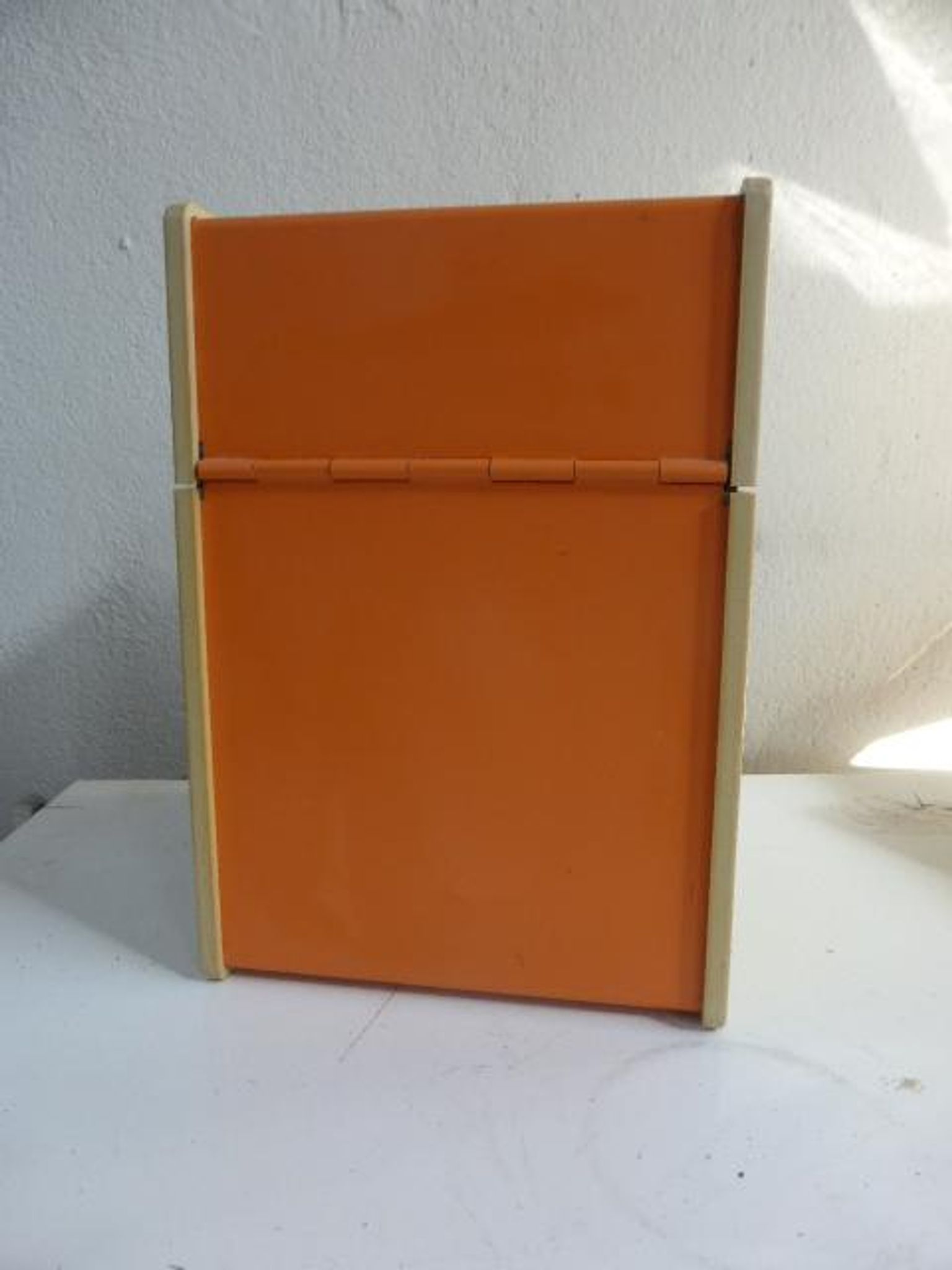 Ranking Flambo orange vintage metal box 1970
