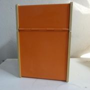 Ranking Flambo orange vintage metal box 1970