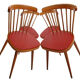 4 chairs Scandinavian year 50 bars